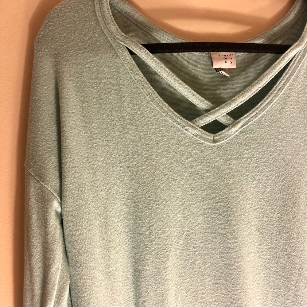 Mint/aqua Sweater